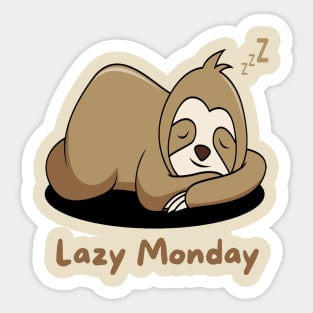 Lazy Monday Sticker